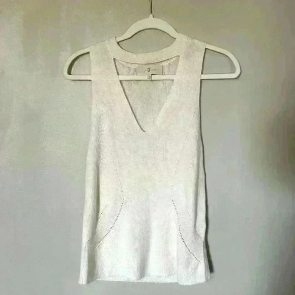 White 7 for All Saints knit top - Picture 3 of 9